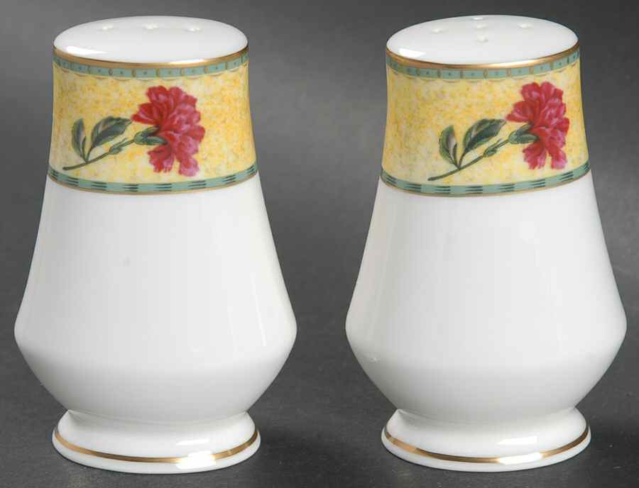 Rose Moire Salt & Pepper Set by Mikasa-1