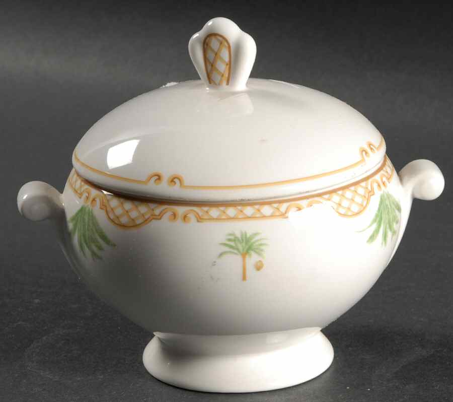 Island Spirit Sugar Bowl & Lid by Mikasa-1