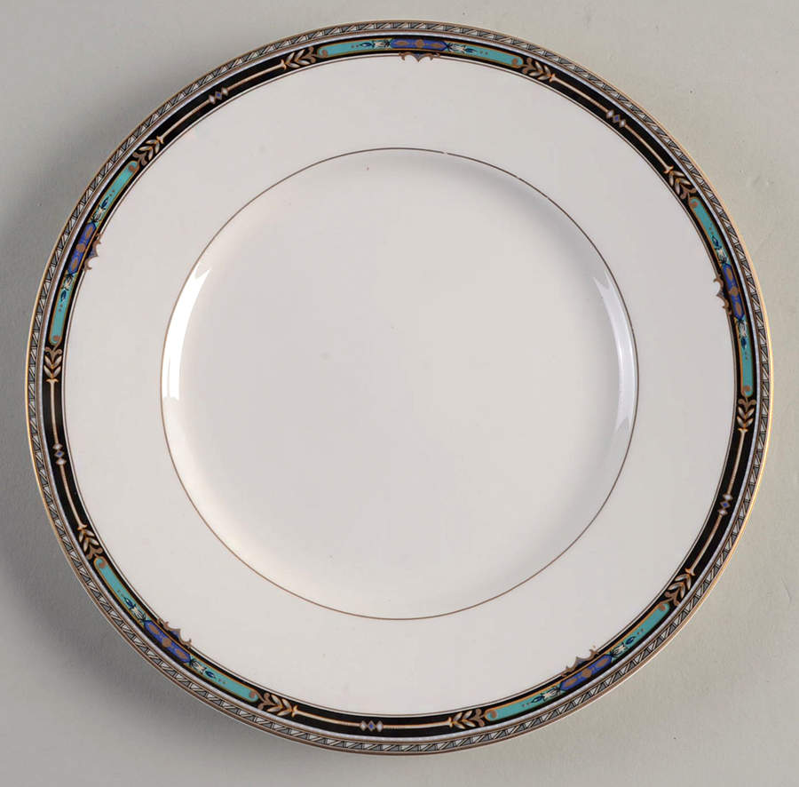 Plaza Court Black Salad Plate by Mikasa-1