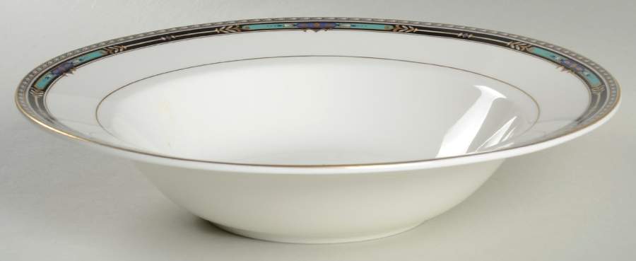 Plaza Court Black 10" Round Vegetable Bowl by Mikasa-1