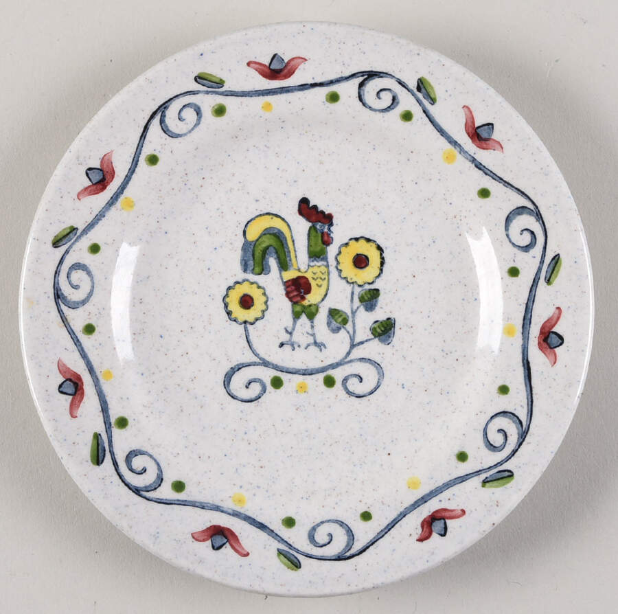 Country Fair Bread & Butter Plate by Metlox - Poppytrail - Vernon-1
