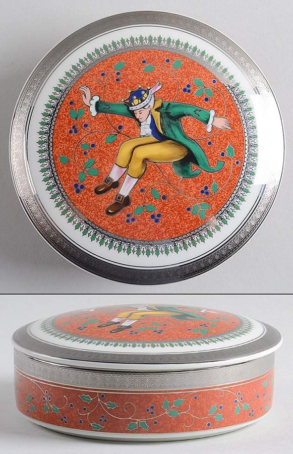 Twelve Days of Christmas 4" Round Box & Lid by Mikasa-1
