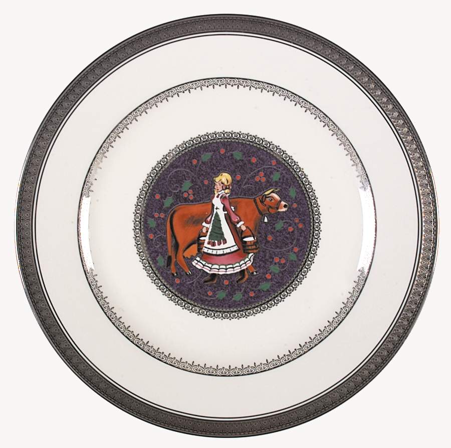 Twelve Days of Christmas Luncheon Plate by Mikasa-1