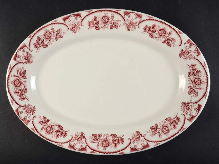 MCN12 13" Oval Serving Platter by McNicol-1