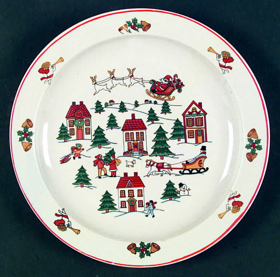Joy of Christmas Dinner Plate by Midwestern Home-1