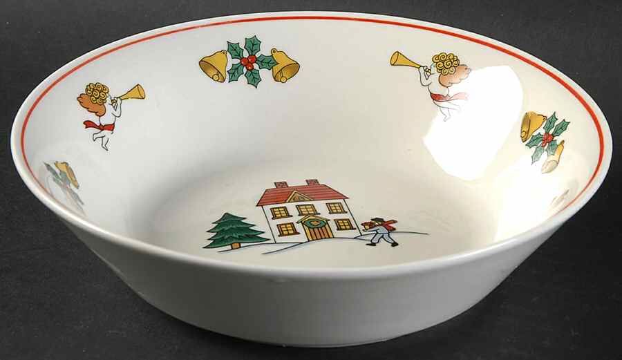 Joy of Christmas Coupe Cereal Bowl by Midwestern Home-1