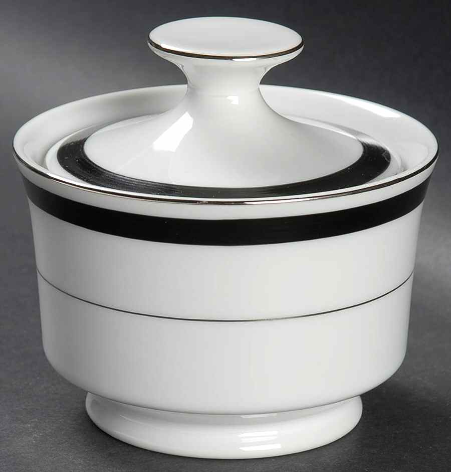 Courier Sugar Bowl & Lid by Montgomery Ward-1