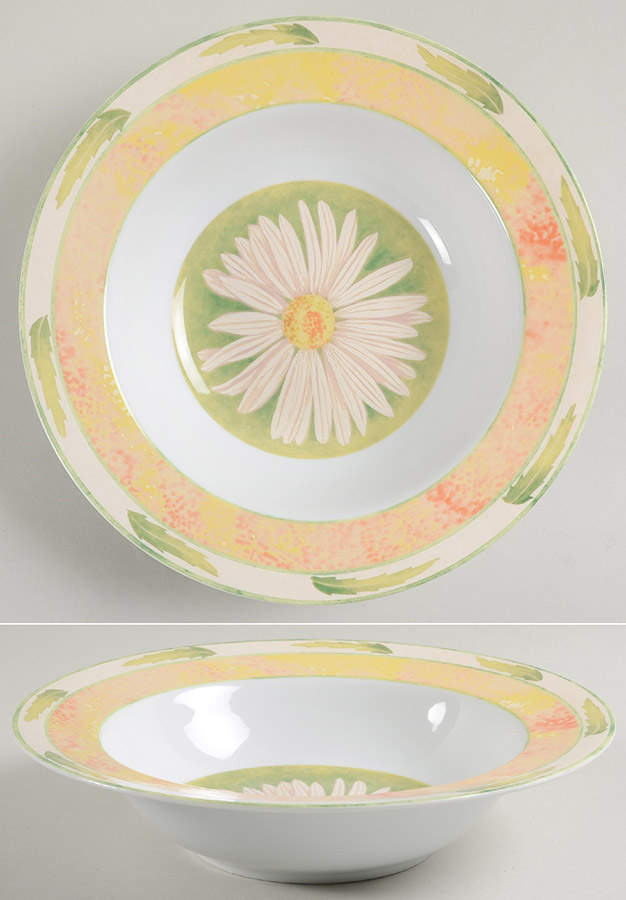 Daisy Charm 10" Round Vegetable Bowl by Mikasa-1