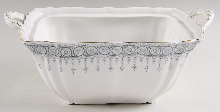 Premiere Blue Gray Tureen No Lid by John Maddock & Sons-1