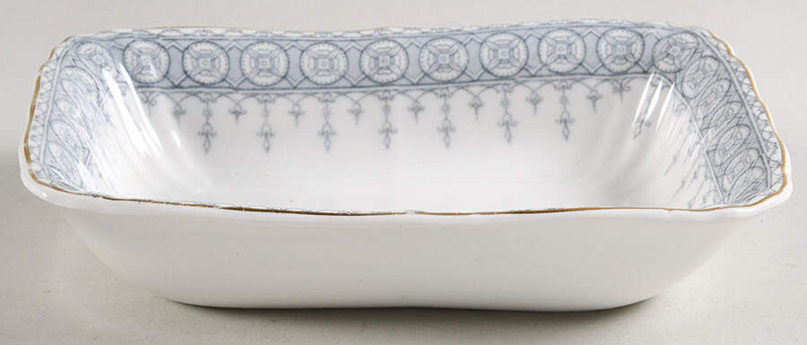 Premiere Blue Gray 6" Rectangular Vegetable Bowl by John Maddock & Sons-1