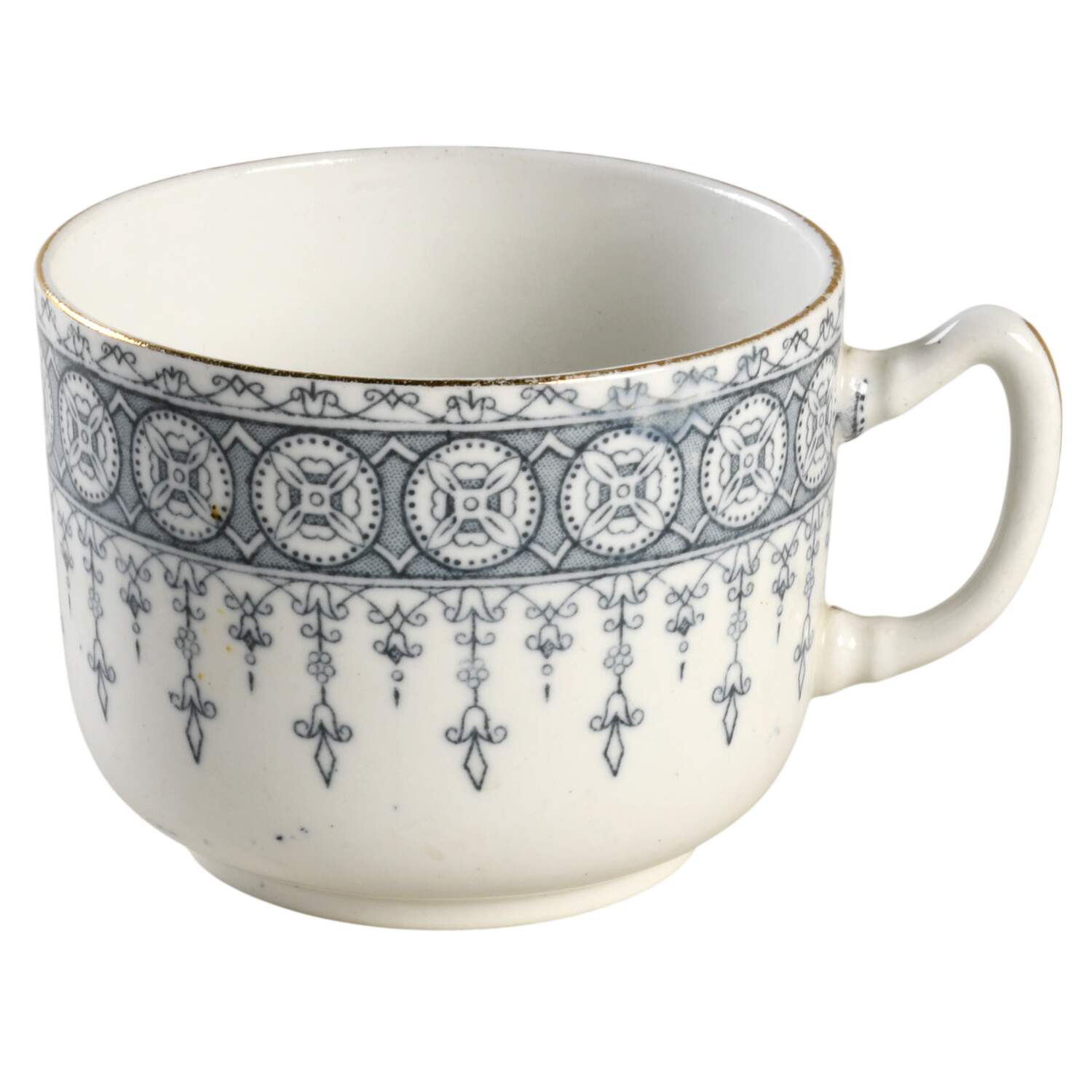 Premiere Blue Gray Flat Cup by John Maddock & Sons-1