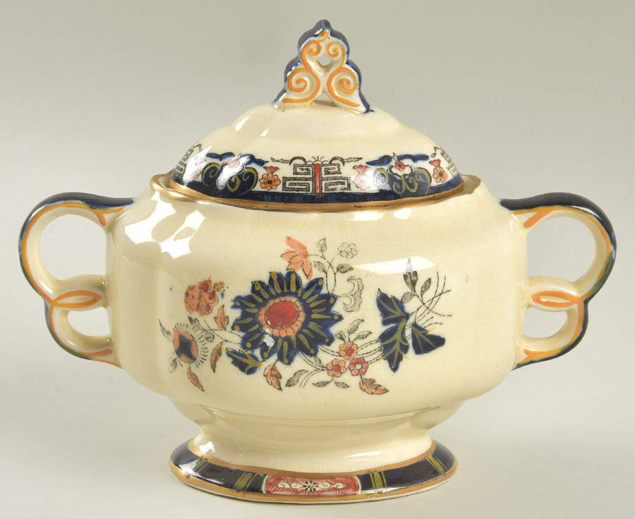 Windsor Sugar Bowl & Lid by Mason's-1