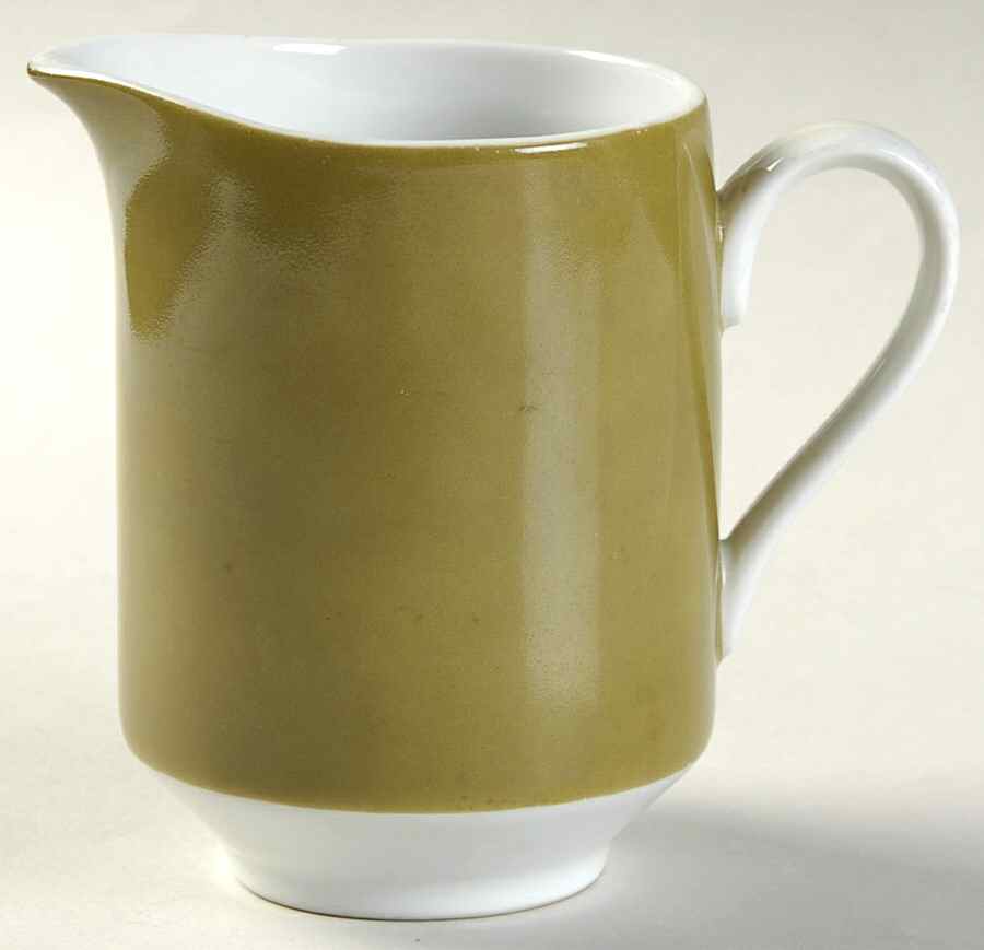 Tawny Green Creamer by Mikasa-1