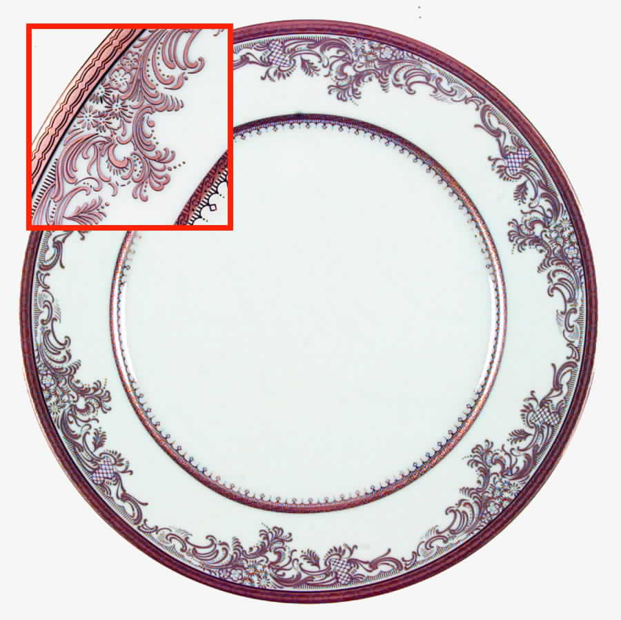 Gold Rococo Dinner Plate by Muirfield-1