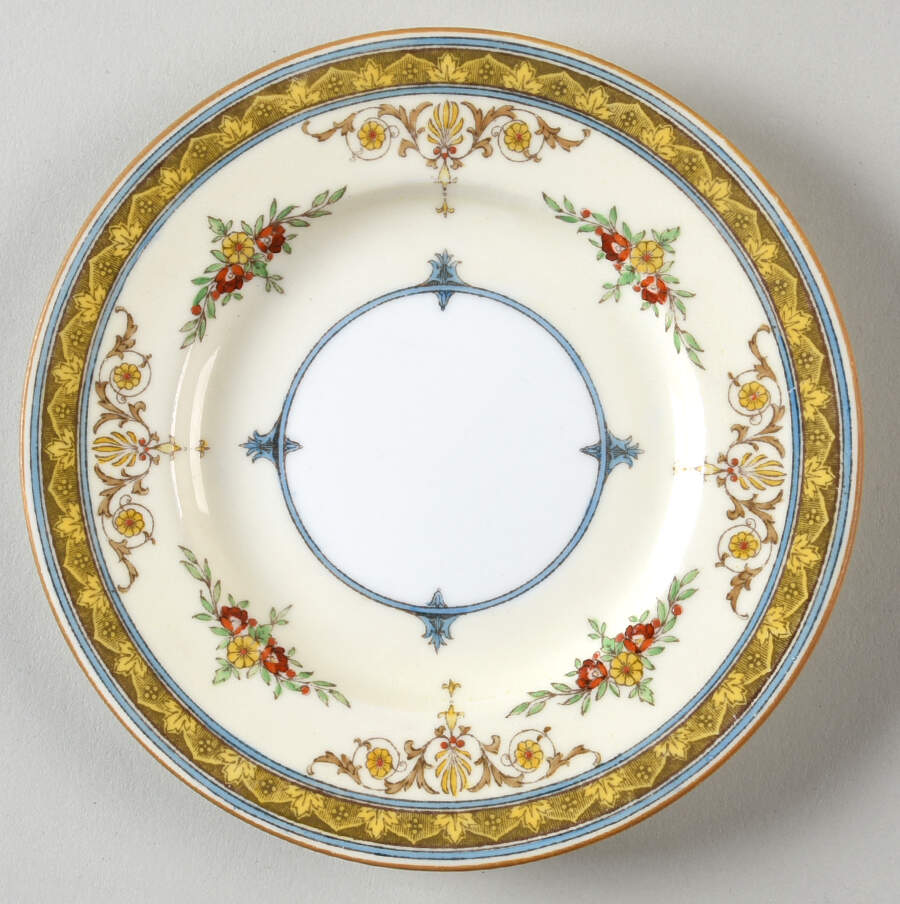 Derwent (Tan) Saucer by Minton-1