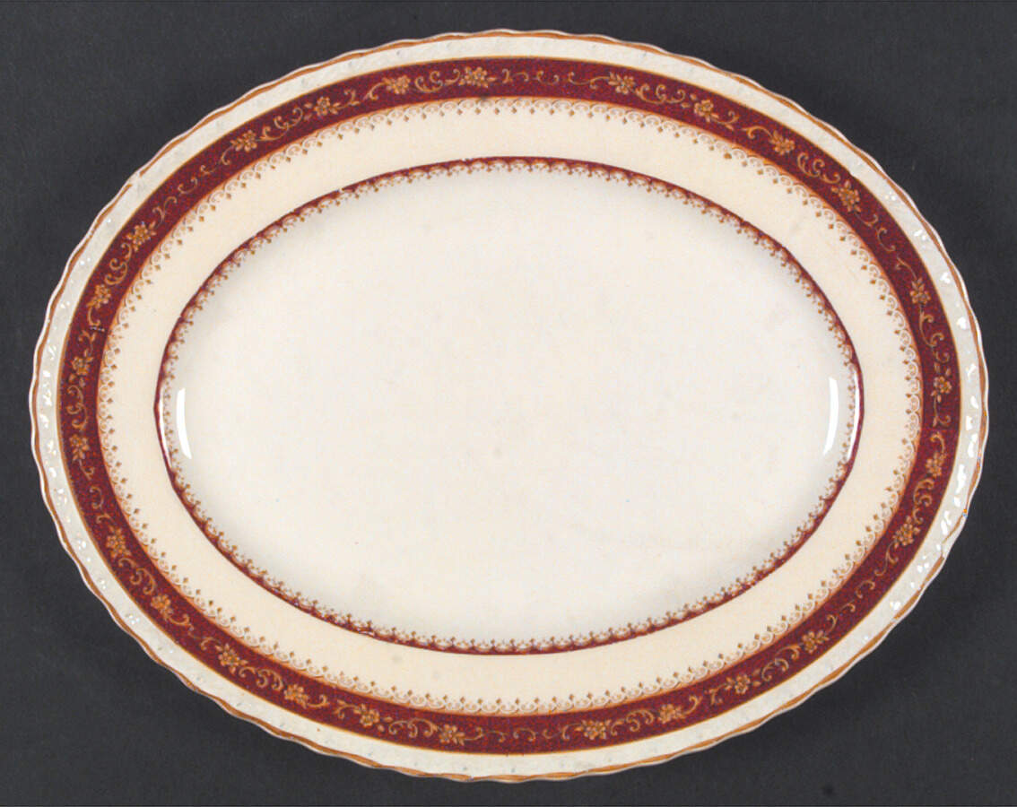 3594 14" Oval Serving Platter by Myott Staffordshire-1