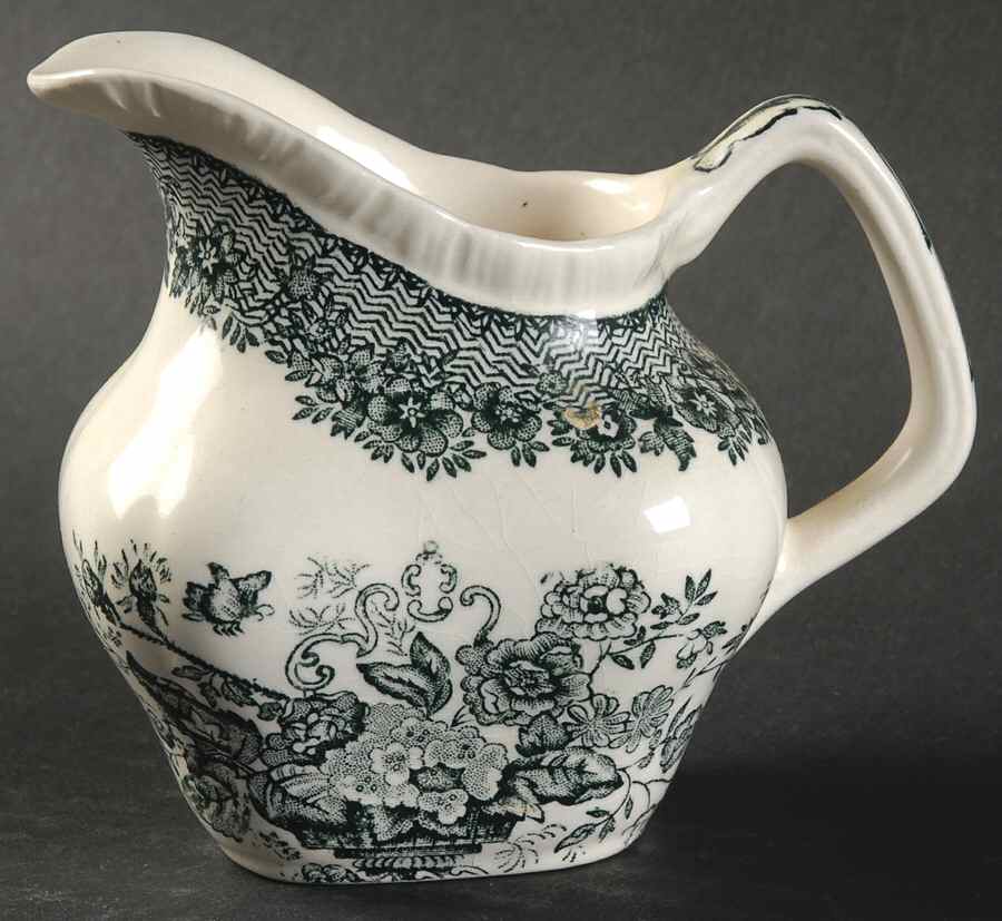 Ascot Green Creamer by Mason's-1