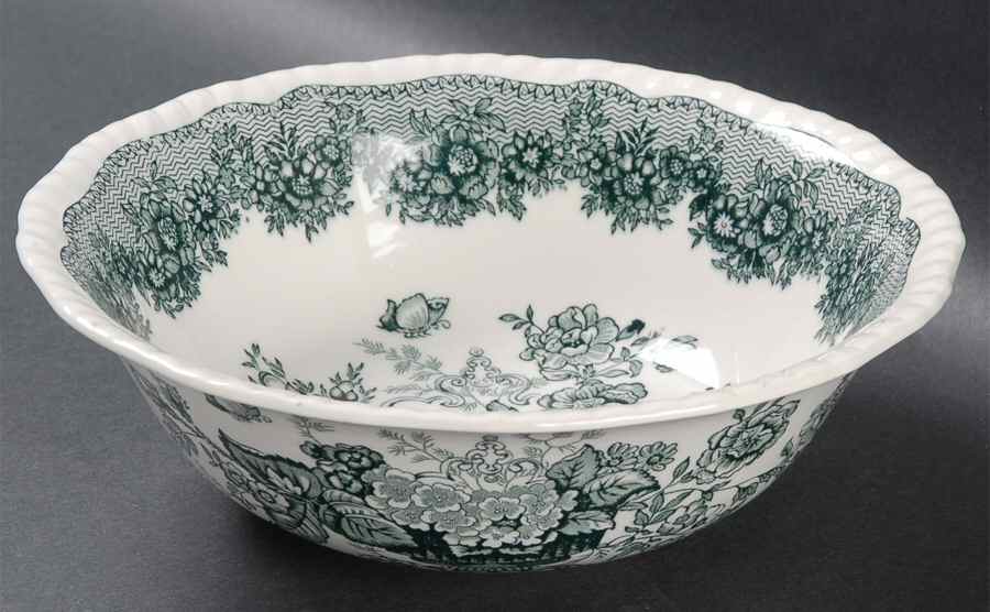 Ascot Green 8" Round Vegetable Bowl by Mason's-1