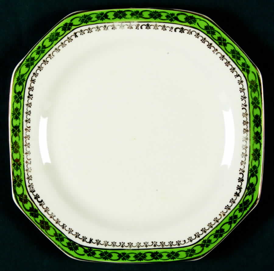 MEA77 Octagonal Bread & Butter Plate by Alfred Meakin-1