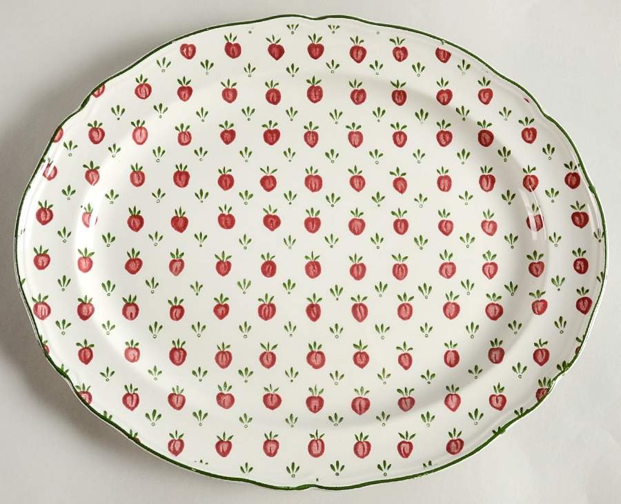 Bordeaux 13" Oval Serving Platter by J & G Meakin-1