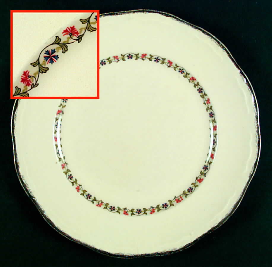 Paisley Dinner Plate by Alfred Meakin-1