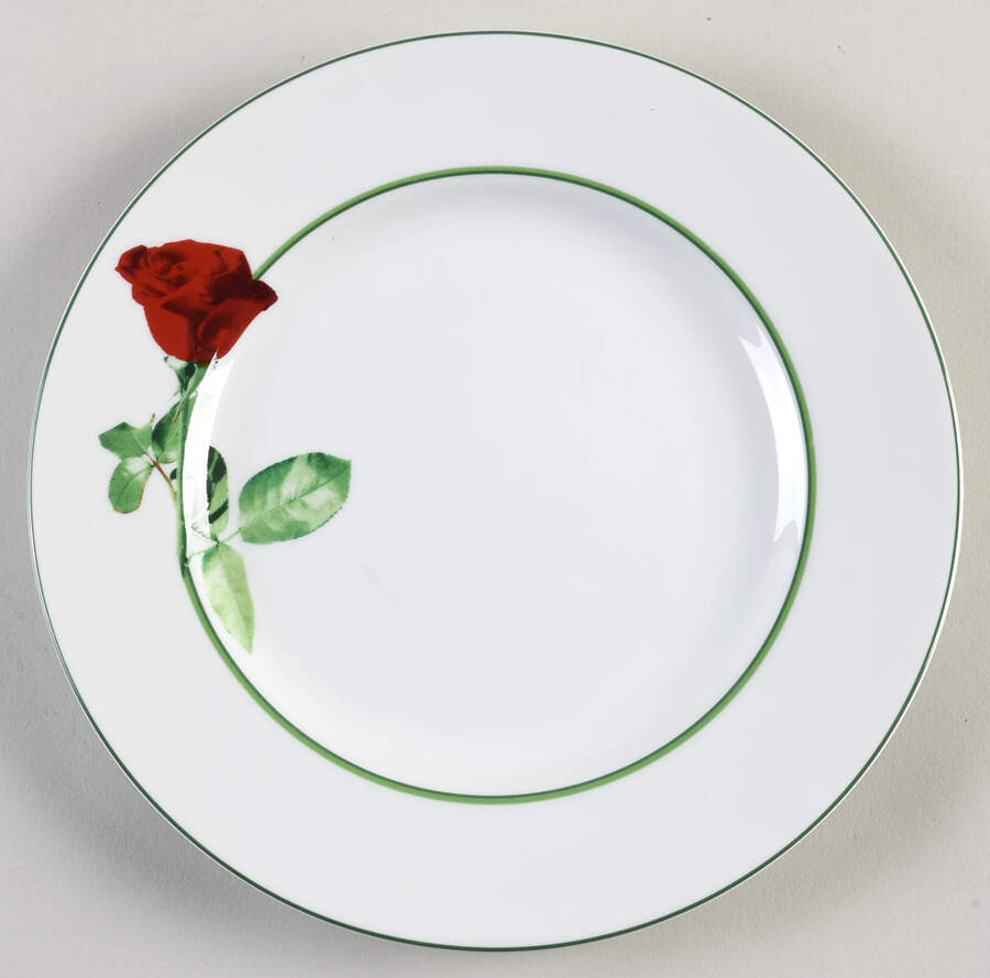 Romantic Rose Salad Plate by Mikasa-1