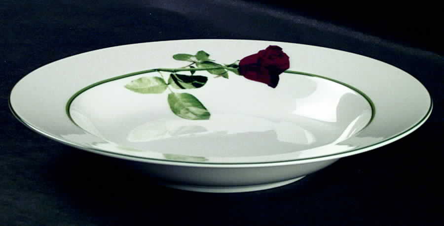 Romantic Rose Rim Soup Bowl by Mikasa-1