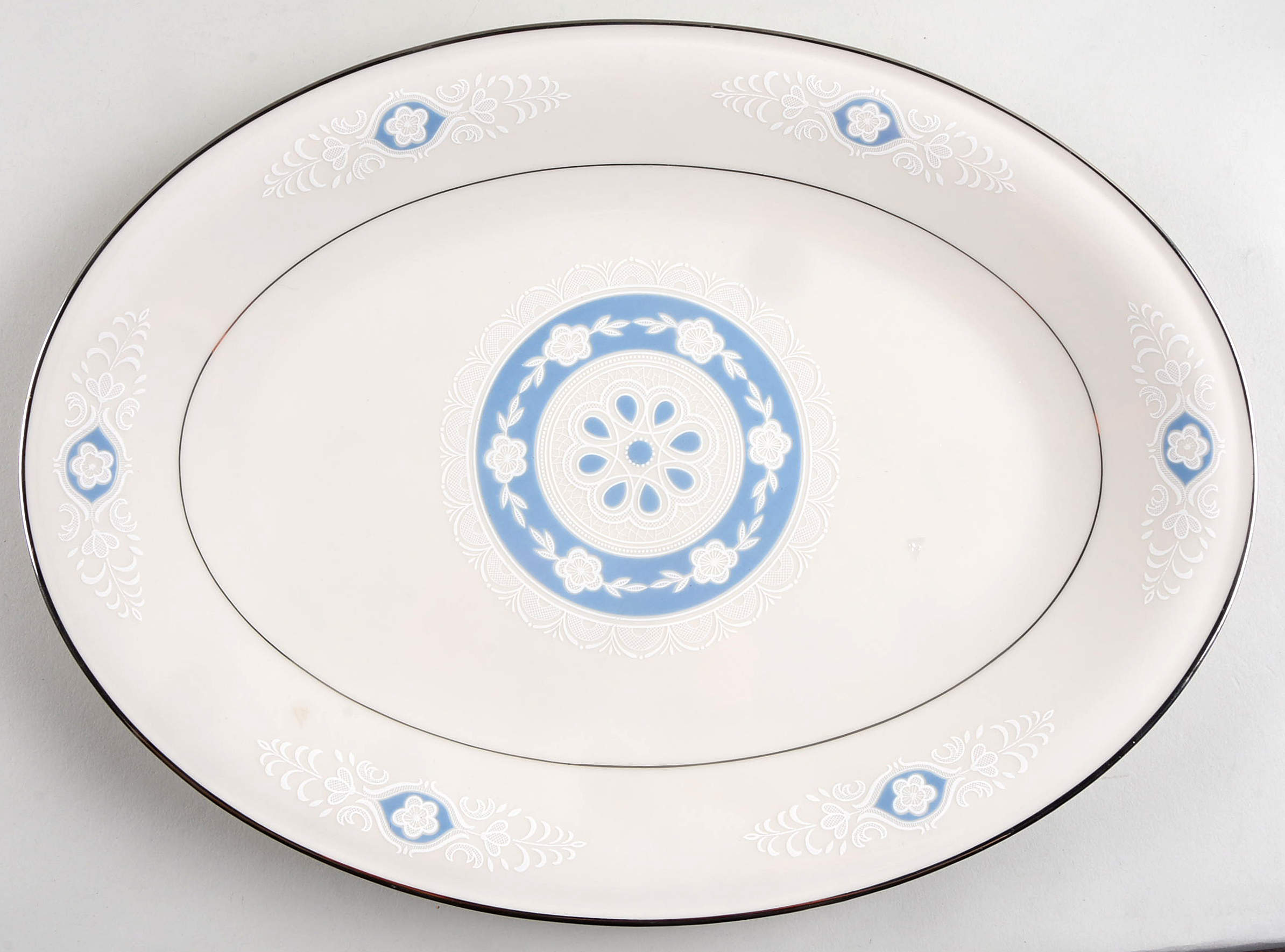 Dorchester 14" Oval Serving Platter by Mikasa-1