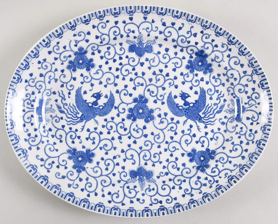 Satsuma 12" Oval Serving Platter by Myott Staffordshire-1