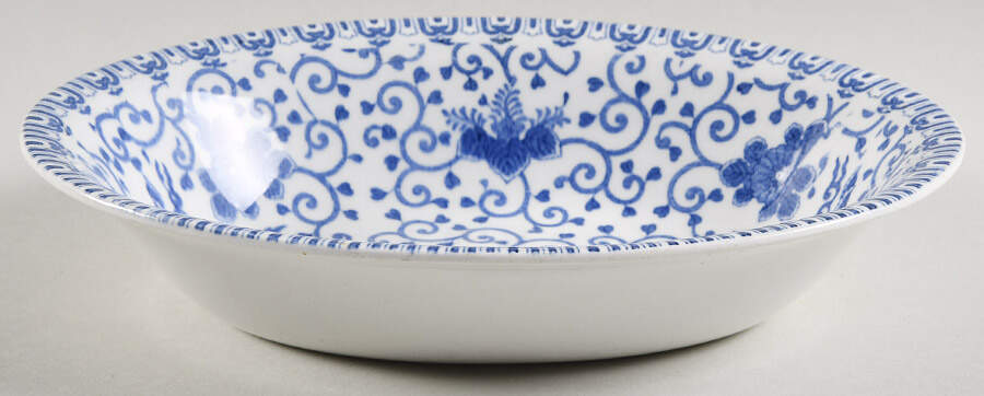 Satsuma 8" Oval Vegetable Bowl by Myott Staffordshire-1