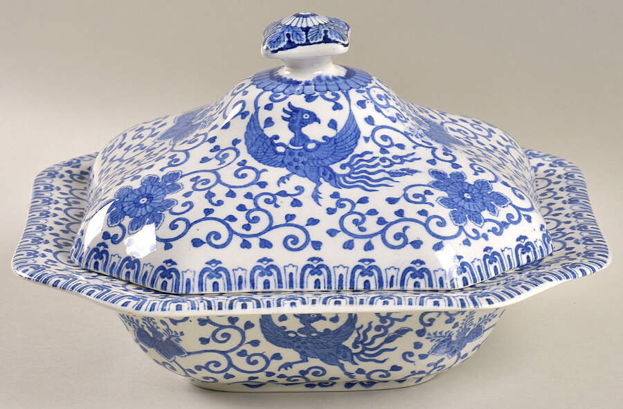 Satsuma Square Covered Vegetable by Myott Staffordshire-1