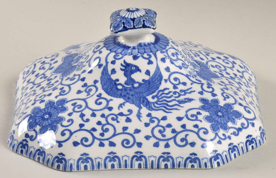 Satsuma Lid for Square Vegetable by Myott Staffordshire-1