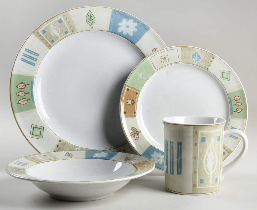 Country Quilt 4 Piece Place Setting by Mikasa-1