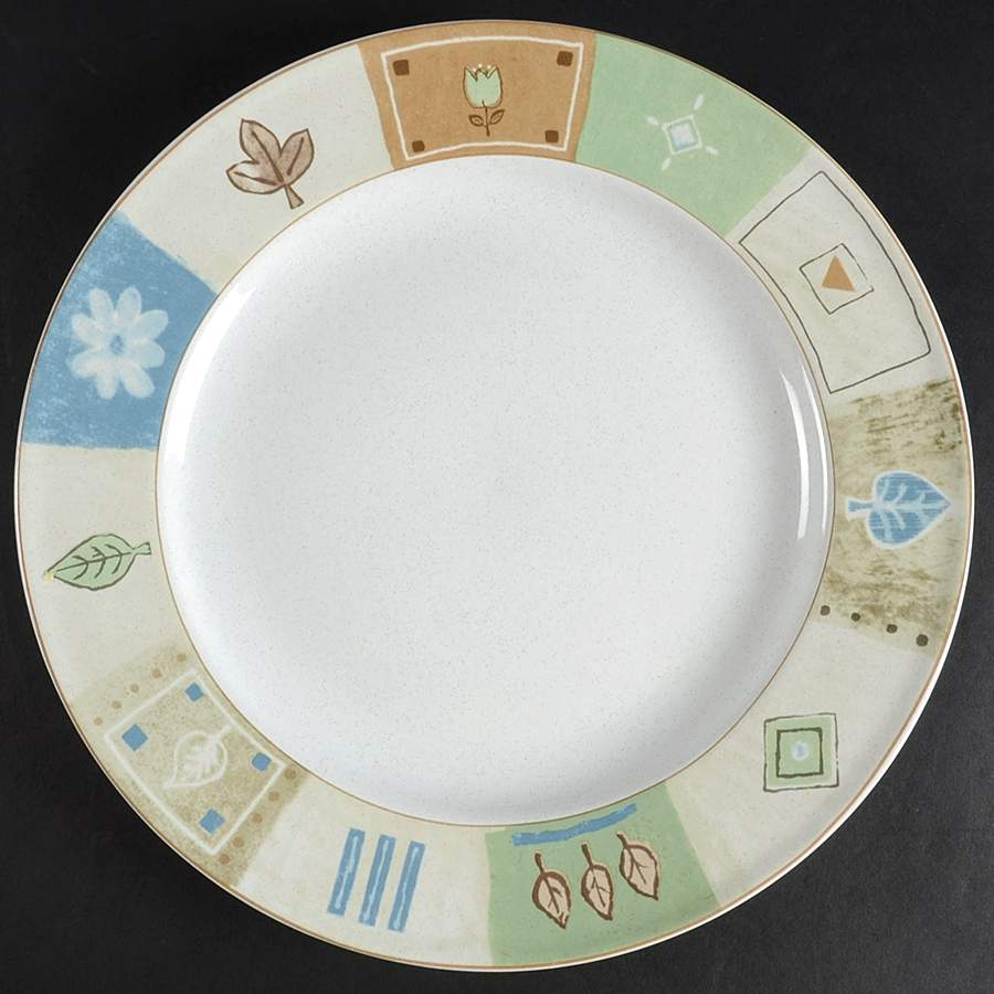 Country Quilt 12" Chop Plate (Round Platter) by Mikasa-1