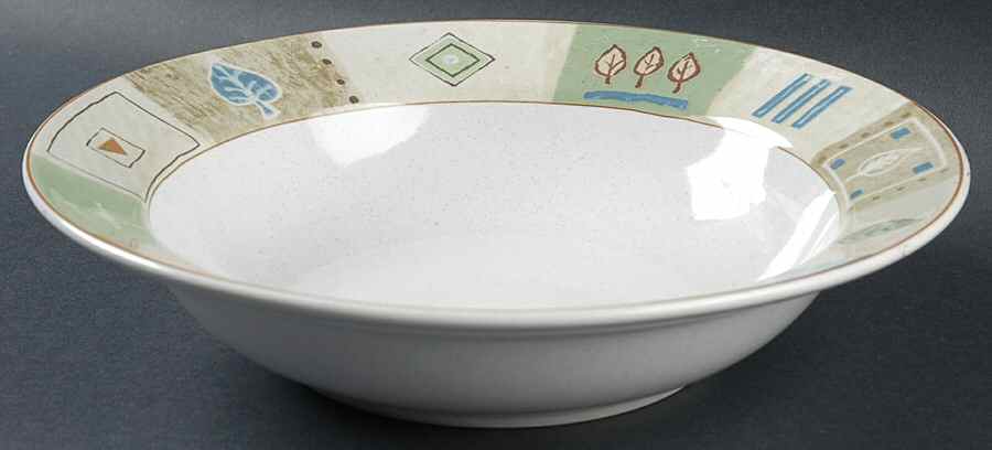 Country Quilt 9" Round Vegetable Bowl by Mikasa-1
