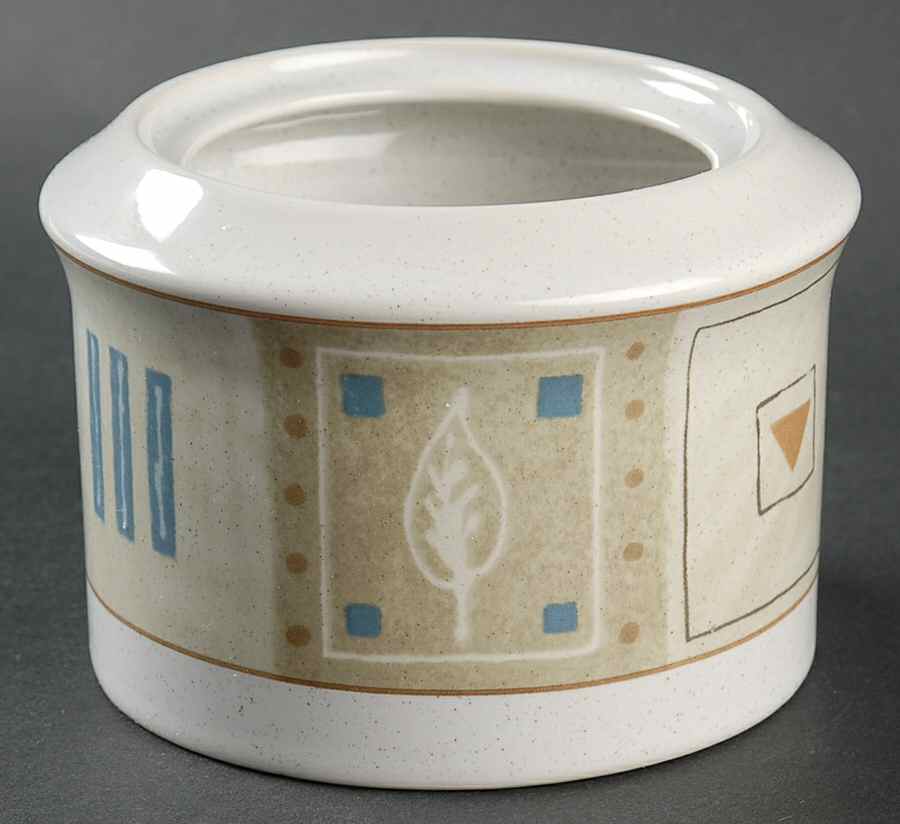 Country Quilt Sugar Bowl No Lid by Mikasa-1
