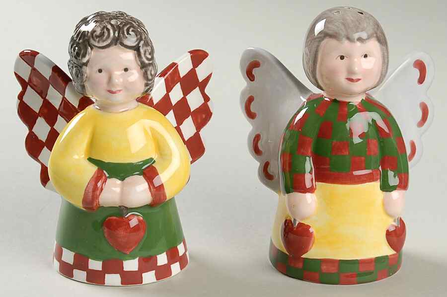 Angelica Figural Salt & Pepper Set by Mikasa-1