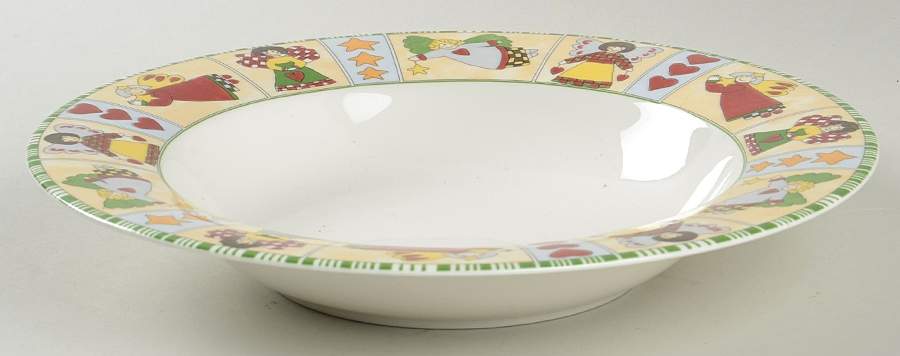 Angelica Large Rim Soup Bowl by Mikasa-1