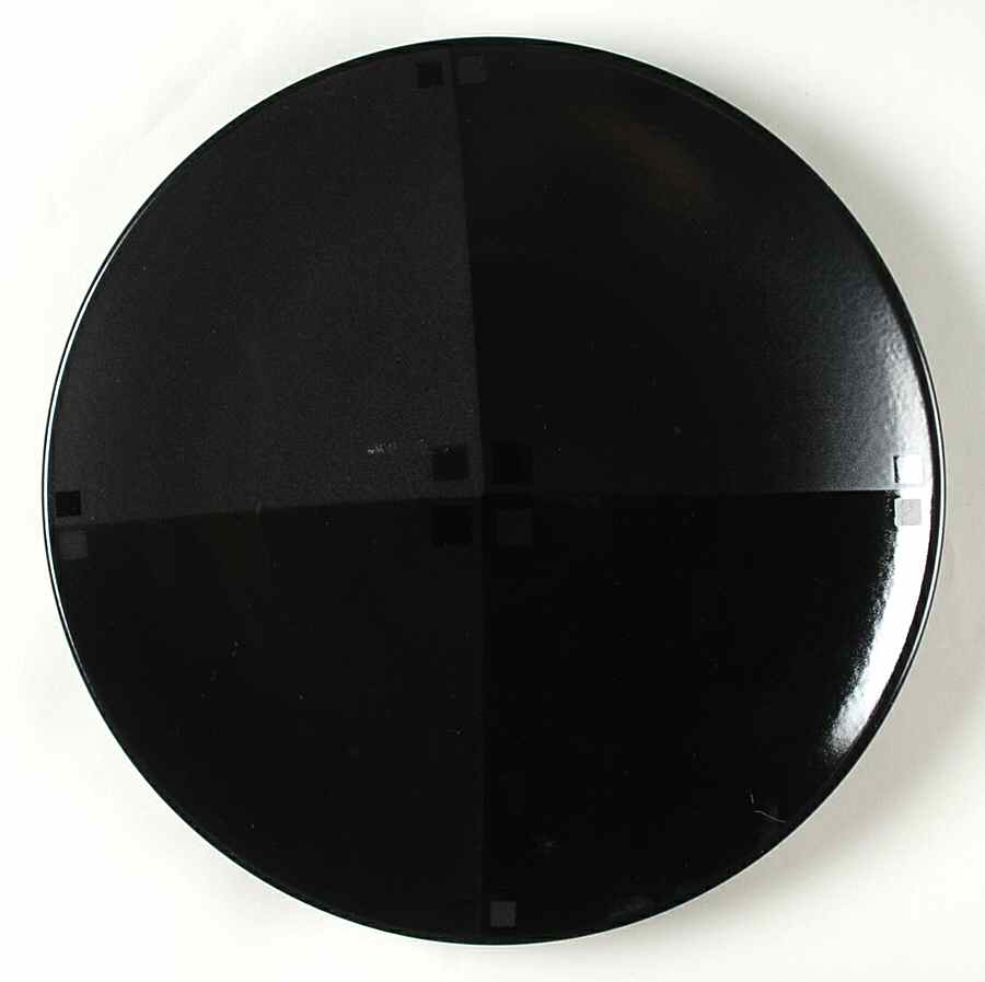 Synergy Black 12" Chop Plate (Round Platter) by Mikasa-1