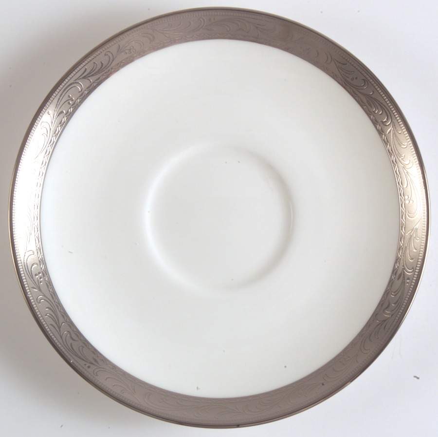 Crown Jewel Platinum Saucer by Mikasa-1