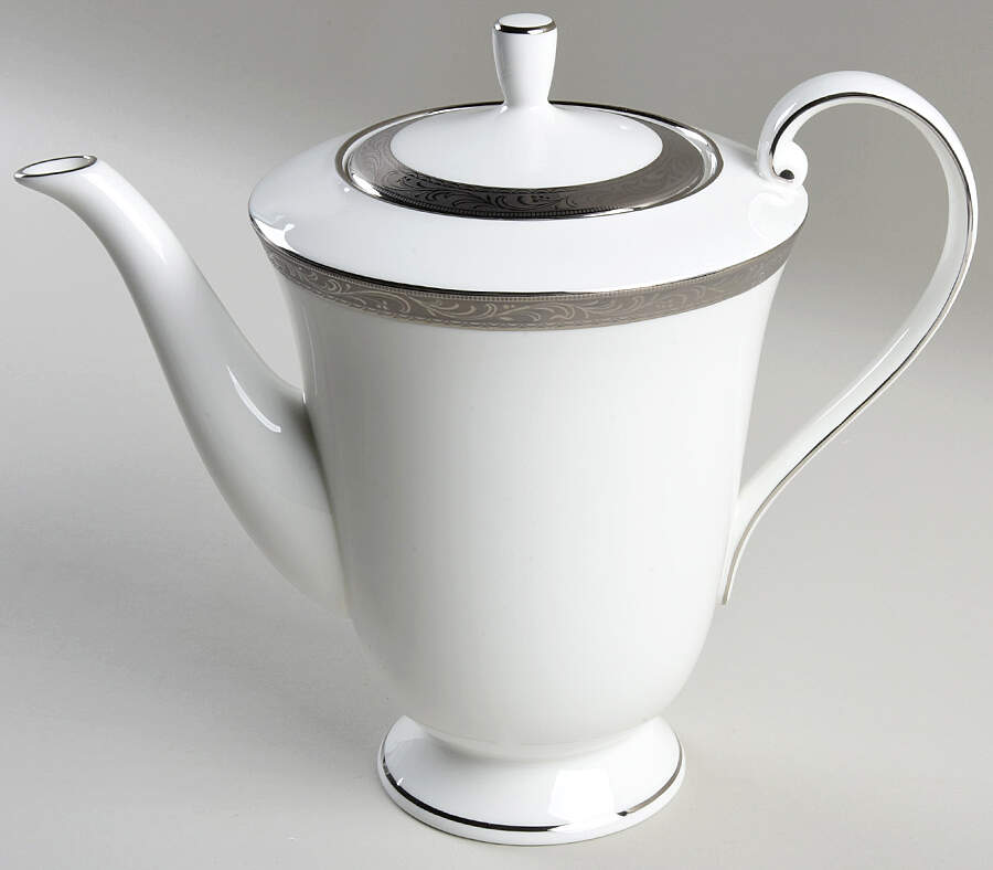 Crown Jewel Platinum Coffee Pot & Lid by Mikasa-1
