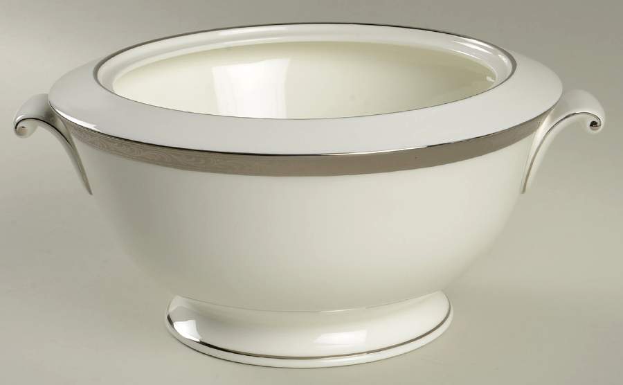 Crown Jewel Platinum 2 Qt Round Covered Casserole No Lid by Mikasa-1