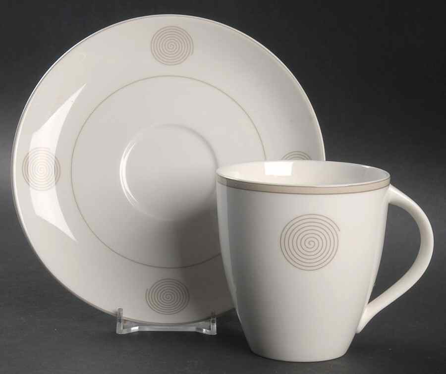 Audition Flat Cup & Saucer Set by Mikasa-1