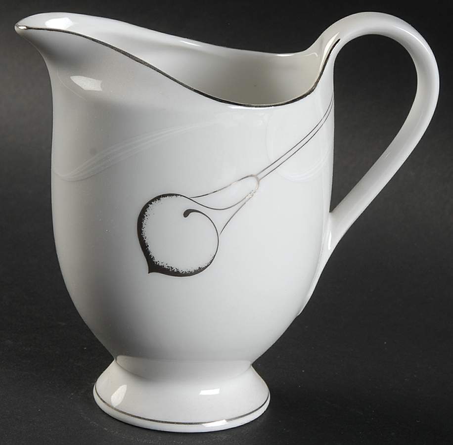 Candlelight Silver Creamer by Mikasa-1