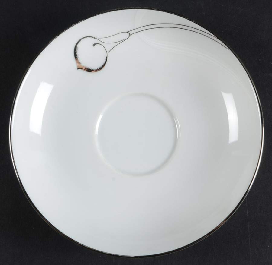 Candlelight Silver Saucer by Mikasa-1