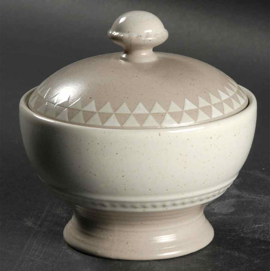 Ventura Sugar Bowl & Lid by Mikasa-1