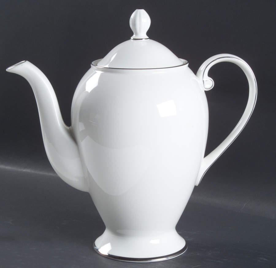 Cameo Platinum Coffee Pot & Lid by Mikasa-1
