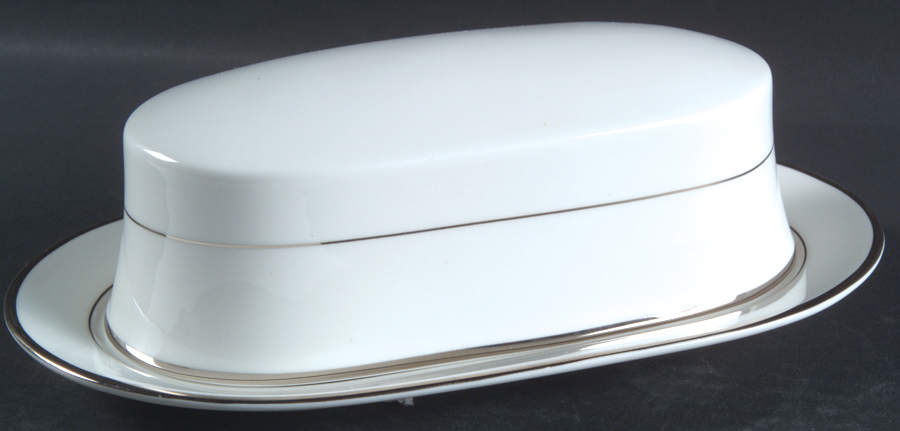 Cameo Platinum 1/4 Lb Covered Butter by Mikasa-1