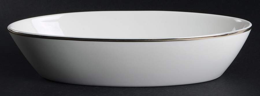 Cameo Platinum 10" Oval Vegetable Bowl by Mikasa-1