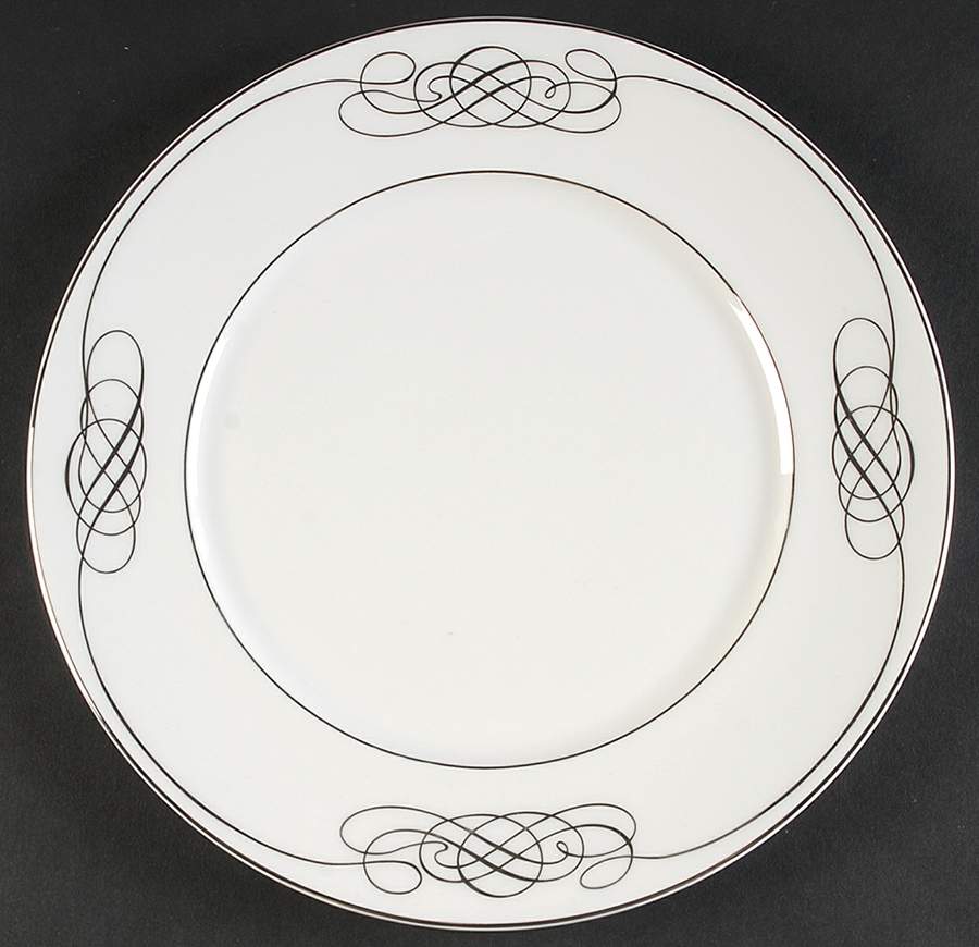 Cameo Platinum Accent Luncheon Plate by Mikasa-1